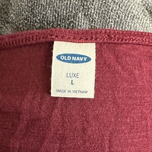Old Navy Luxe Tank Top in Burgundy